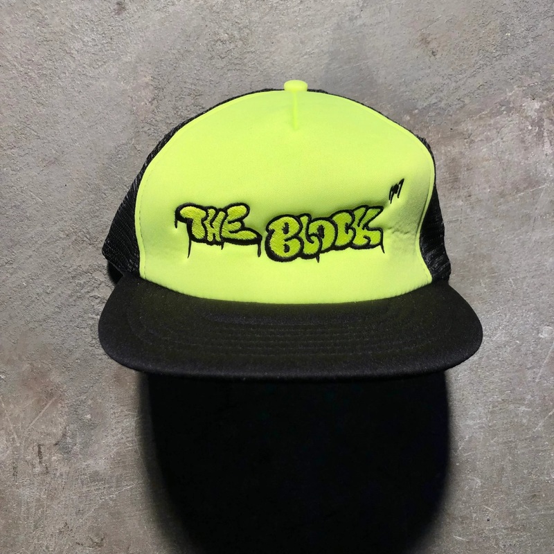 Block – Alleyway Foam Trucker Hat – Neon Yellow