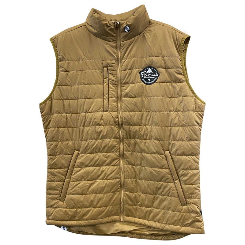 Focus Boardshop Field Vest – Coyote Brown small Coyote Brown