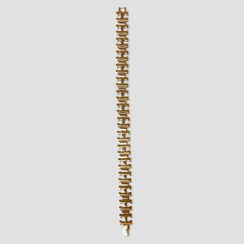 HUF H Link Bracelet Gold S/M