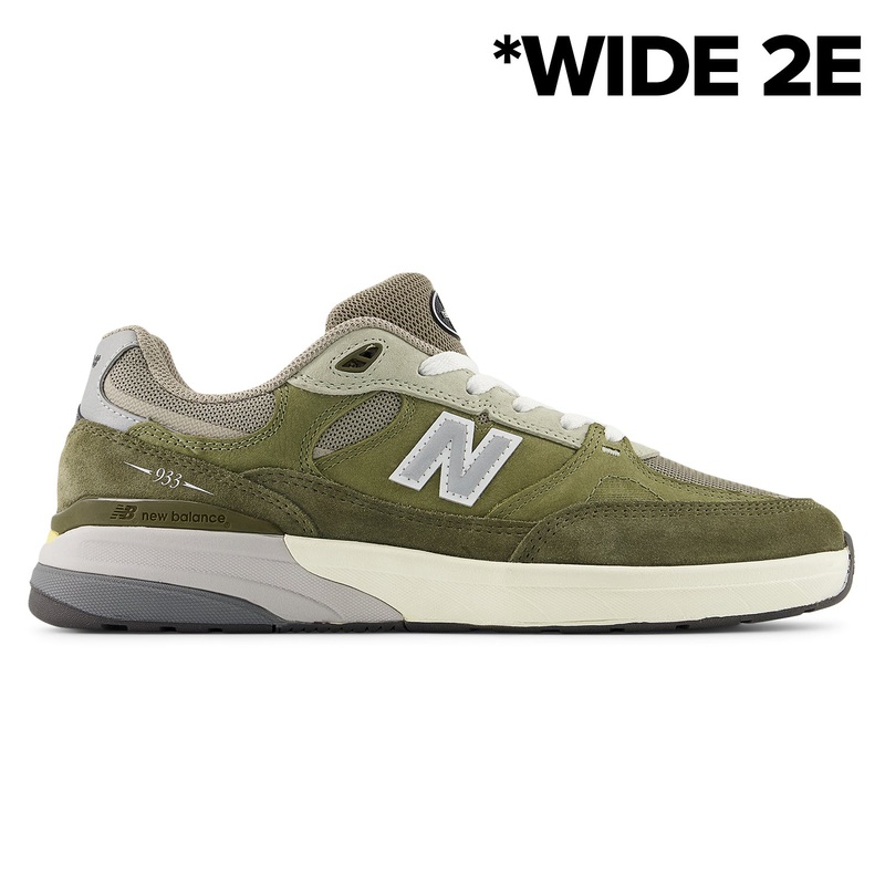 New Balance Numeric Reynolds 933 *WIDE 2E* “Olive” NM933JKL 7