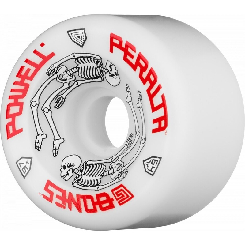 Powell Peralta-Bones Wheels “G-Bones” 64MM Assorted Colored Wheels White