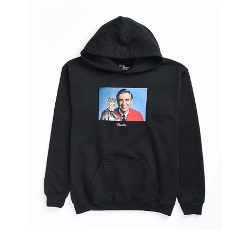 Primitive Mister Rogers Hoodie Black XX Large XX Large