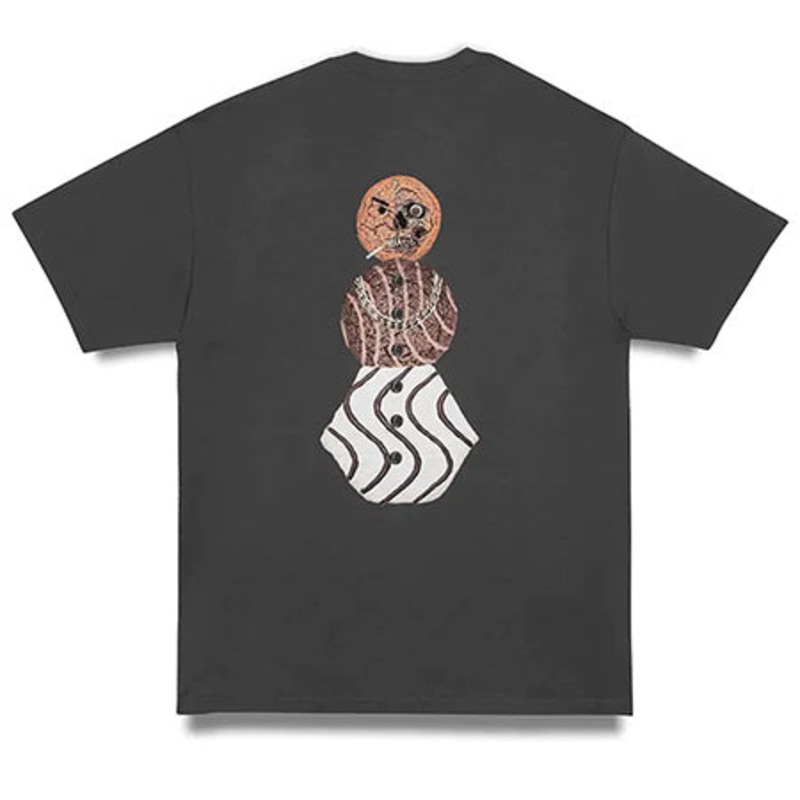 Quartersnacks Halloween Snackman T Shirt Charcoal Medium