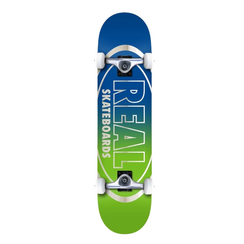 Real Golden Oval Outliners 7.75″ Complete Skateboard