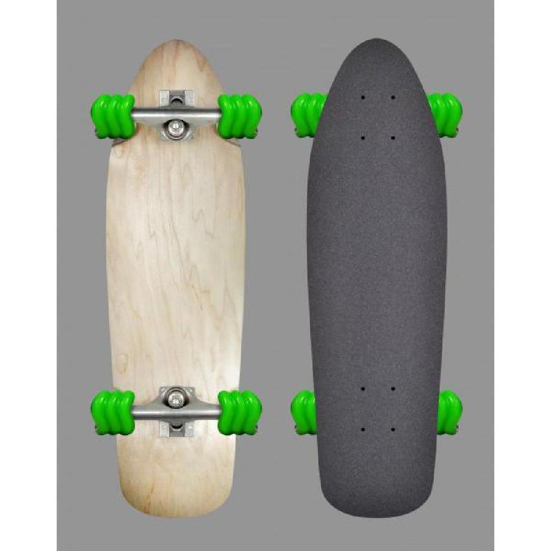 Shiver Guppy Longboard Cruiser Natural – 27″ With Shark Wheels