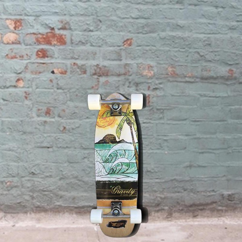 Skateboard Gravity 29″ Mini Double Barrel – Complete