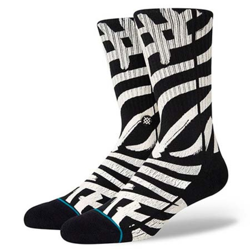 Stance Mira Crew Socks Black Large