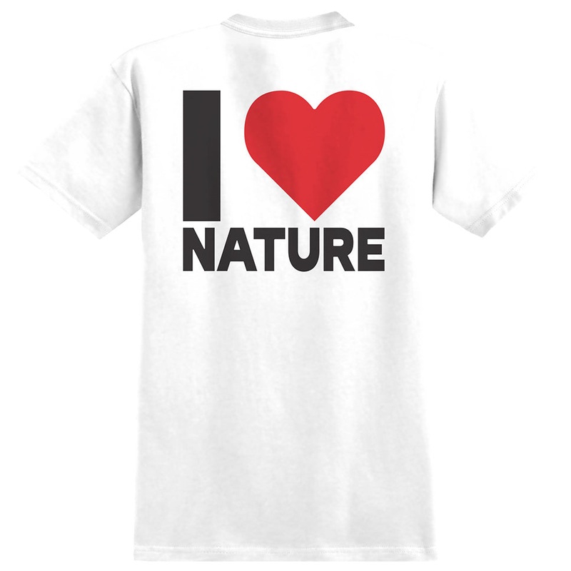 There I <3 Nature T Shirt White Medium