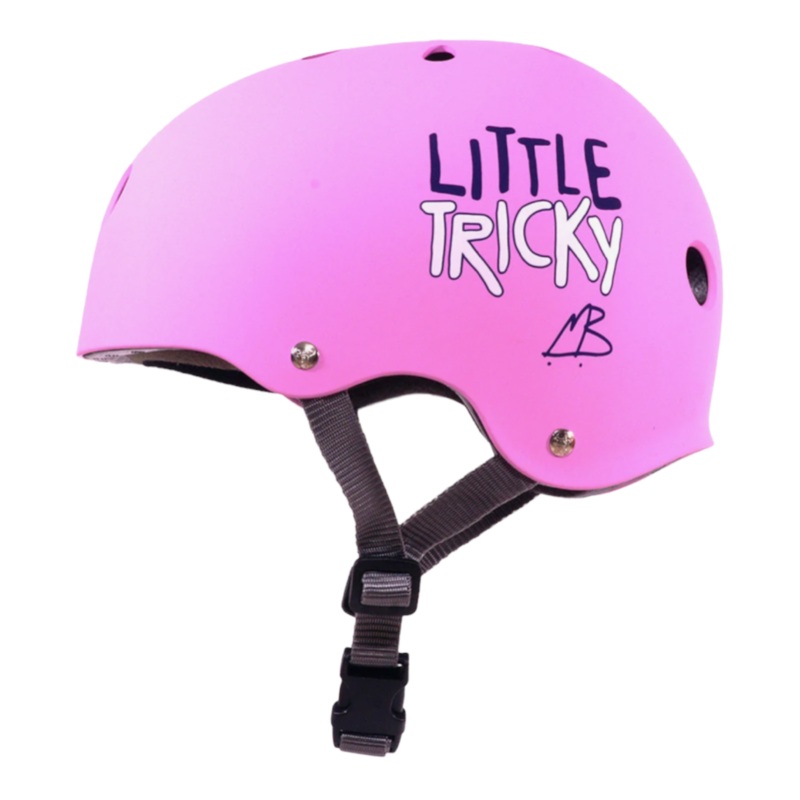 TRIPLE 8 LITTLE TRICKY EDITION KIDS HELMET PINK RUBBER JR