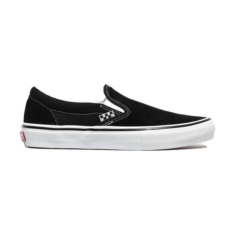 Vans Skate Slip On Blk/White 5.5