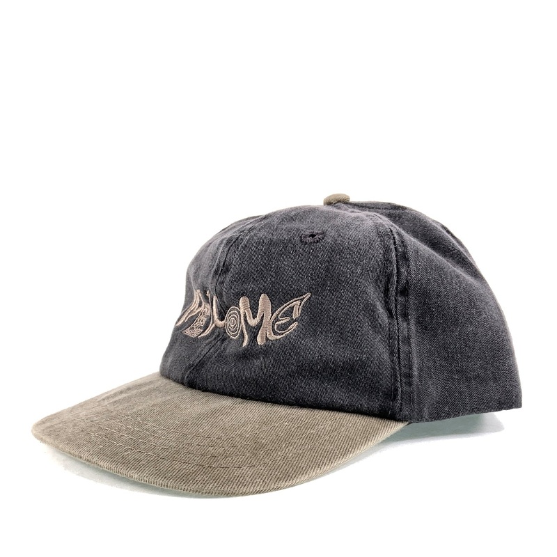 Welcome Medley Stone-Washed Hat – Black / Khaki