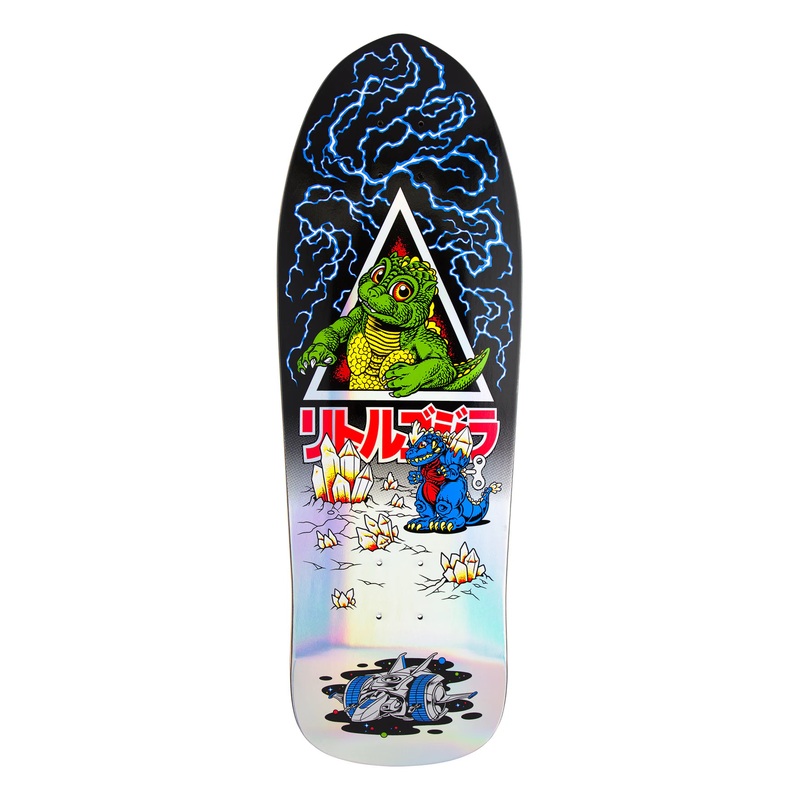 9.89in Godzilla Jr. Natas Santa Cruz Skateboard Deck