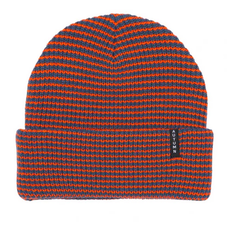Autumn Stripe Beanie 2024 – Slate Slate