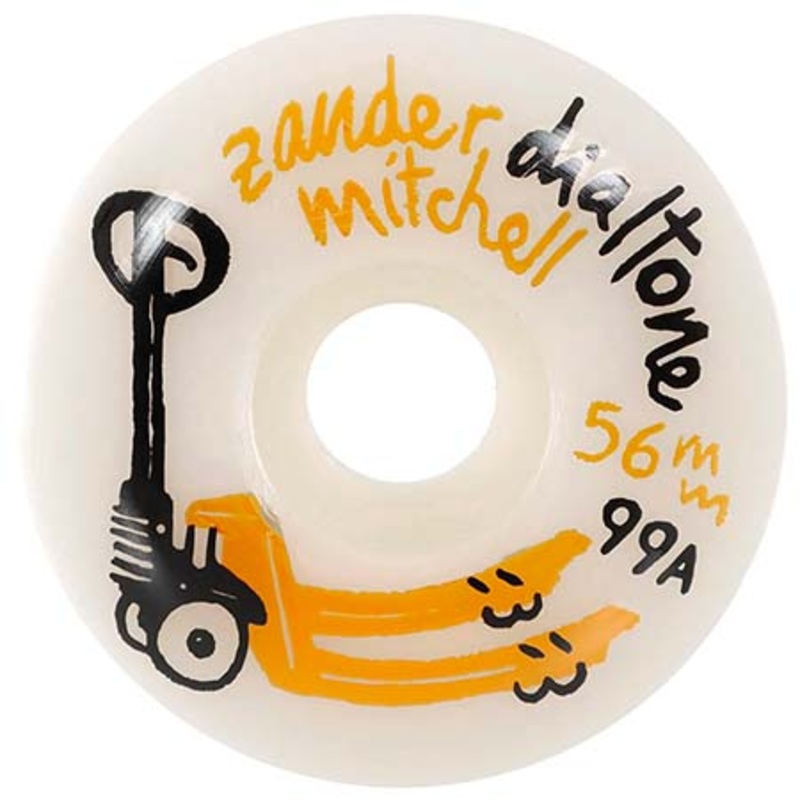 Dial Tone Zander Mitchell Day Job 99a Wheels White 56mm
