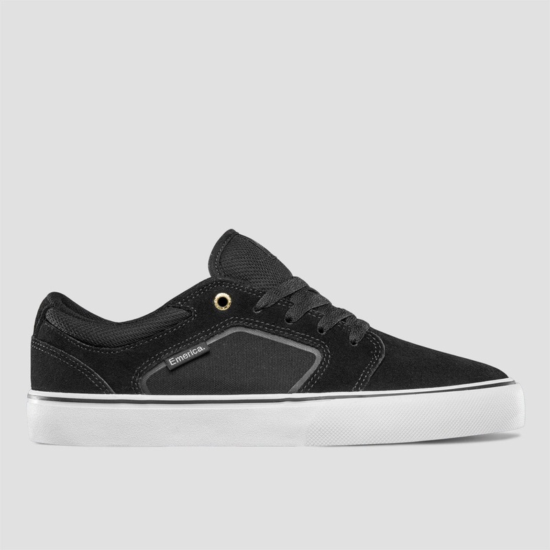 Emerica Cadence Skate Shoes Black / White / Gold UK7