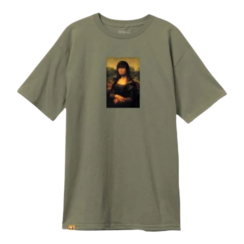 Enjoi Mona Louie T Shirt Military Green S