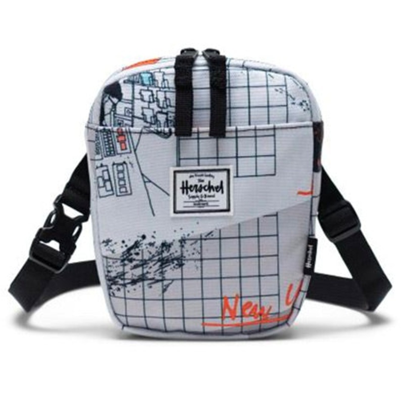 Herschel Supply Co. Evan Hecox Cruz Cross Body Bag World Travel 7″(H) x 5.5″(W) x 1.75″(D), 0.