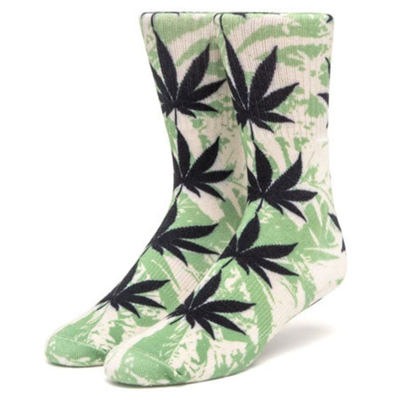 HUF Overgrown Plantlife Socks Green One size fits all