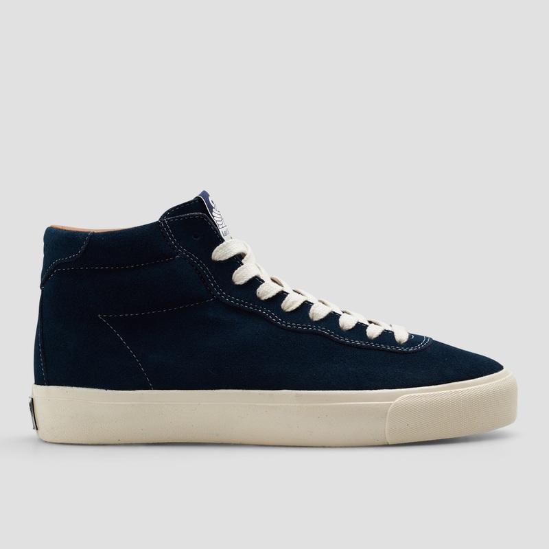 Last Resort AB VM001 Suede HI Skate Shoes Dress Blue / White UK3