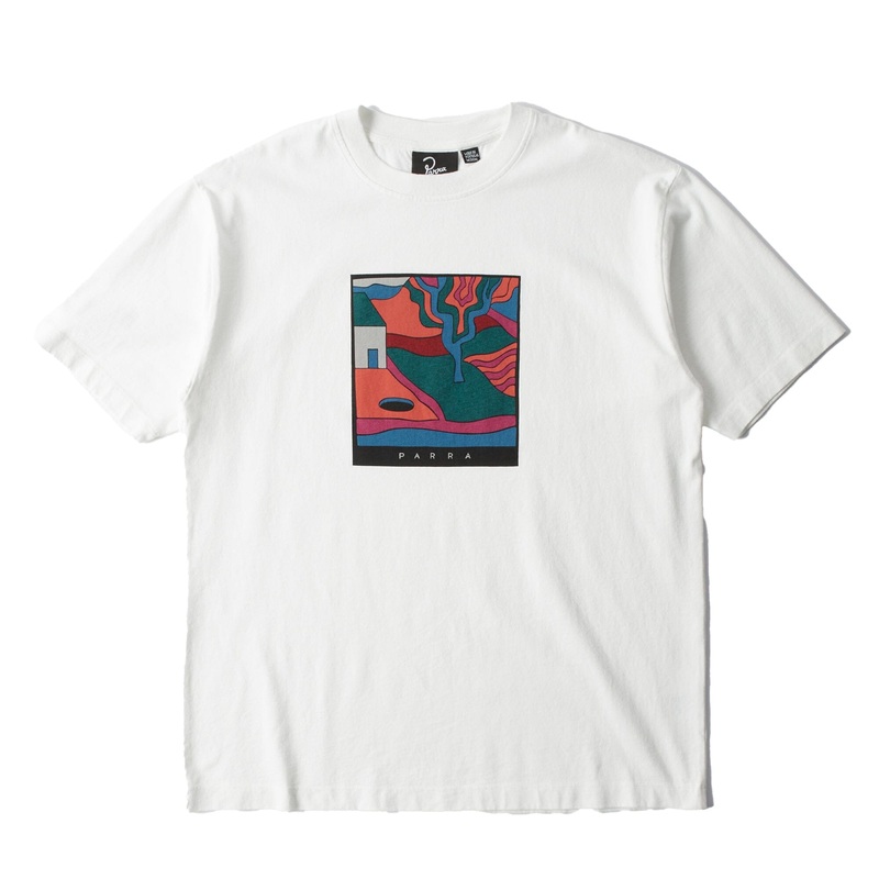 Parra Hole in the Yard Tee White M