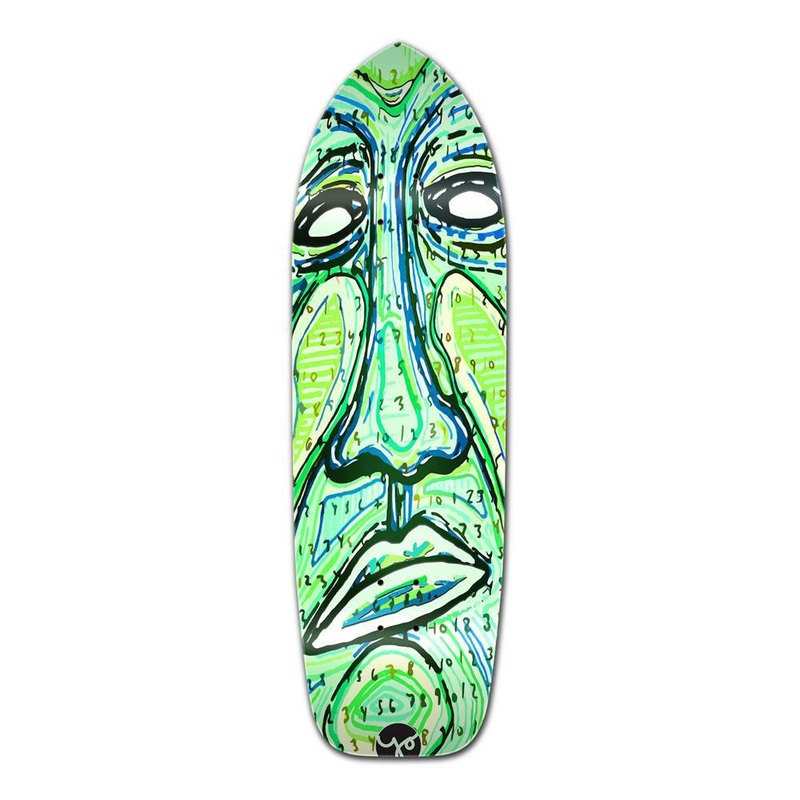 Punked Old School Longboard Deck – Countdown Deck
