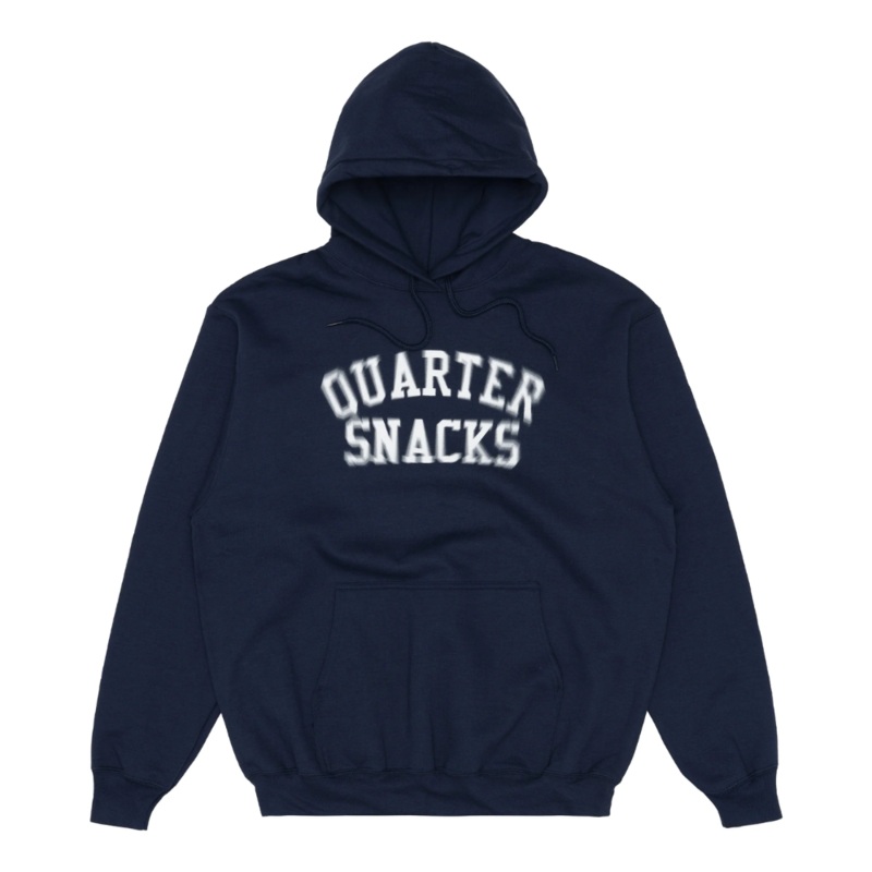 Quartersnacks Motion Arch Logo Hoody Navy LG