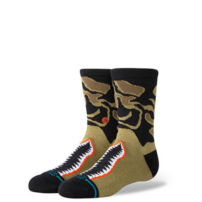 Stance Warbirds Kids Crew Socks Dark Green Large