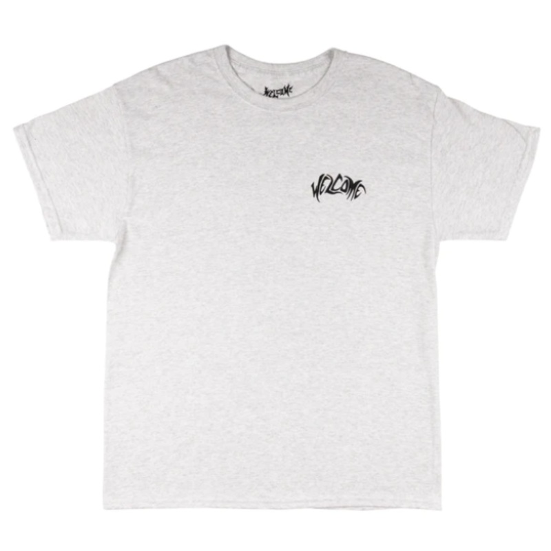Welcome Thumper Tee Ash Light Gray Large