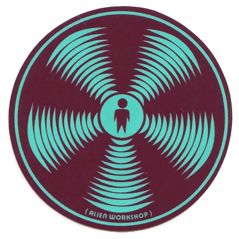 Alien Workshop Sonic Sticker