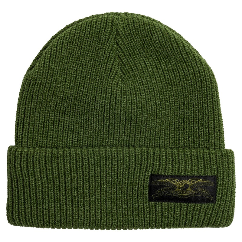 Anti-Hero Stock Eagle Cuff Beanie Olive One Size Fits All