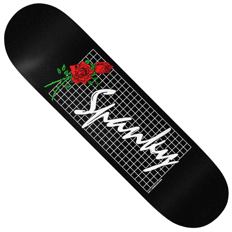 Baker Spanky Roses Black Deck Black 8.25 x 31.875 WB:14.25