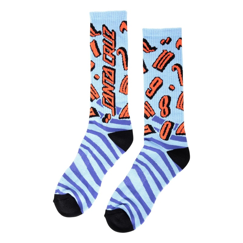 Grabke All Around Mens Santa Cruz Socks (Blue – Red) 9-11