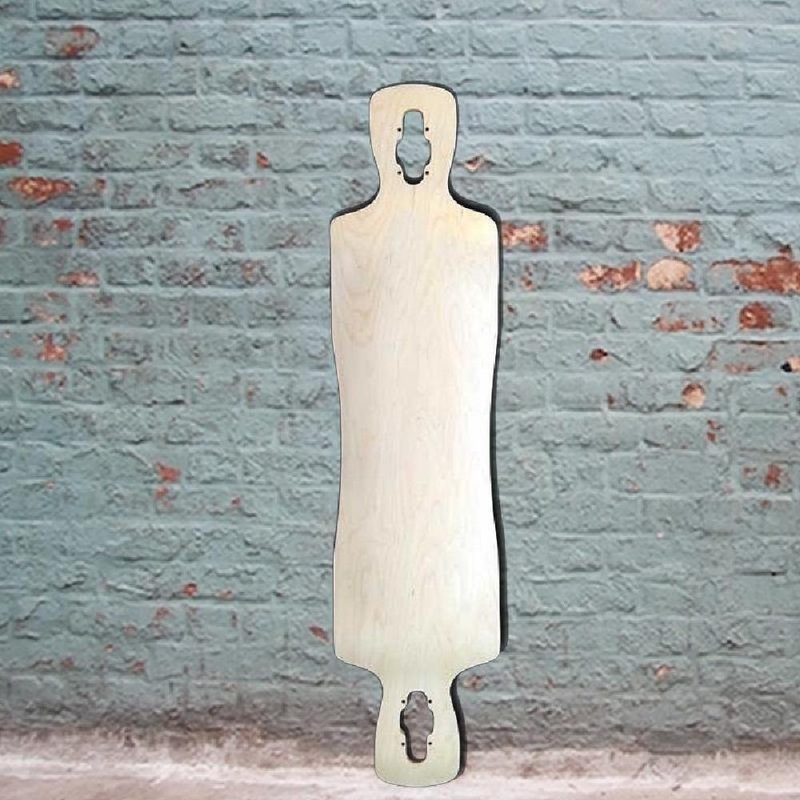 LTD Drop Down Drop Through Double Kick 42″ Longboard Deck