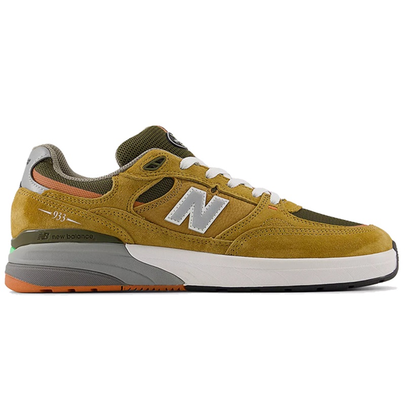 New Balance Numeric Andrew Reynolds 933 Camel Brown Shoes Camel/ Dark Brown 7