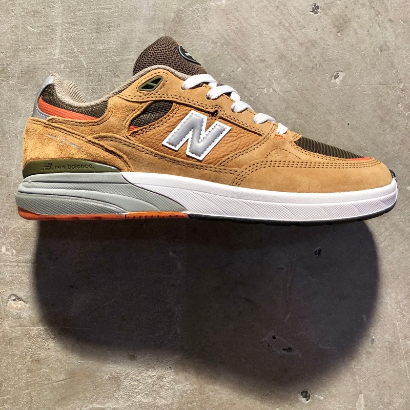 New Balance Numeric – Andrew Reynolds NM933 Shoe – Camel / Dark Brown 8
