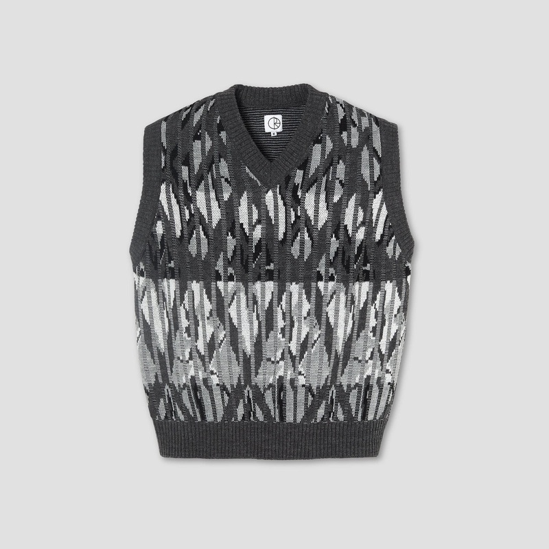 Polar Paul Knit Vest Grey X-Small – Small