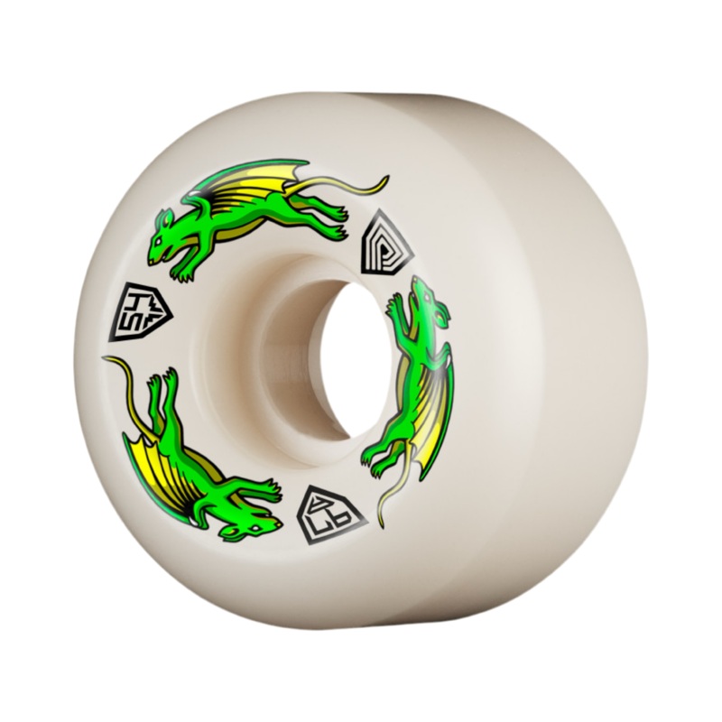 Powell Dragon Formula Nano Rats 54mm x 34mm 97a Skateboard Wheels 54mm Duro 97a Classic