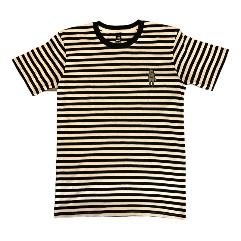 Relief Shooting BBs Stripe T Shirt Black/White S