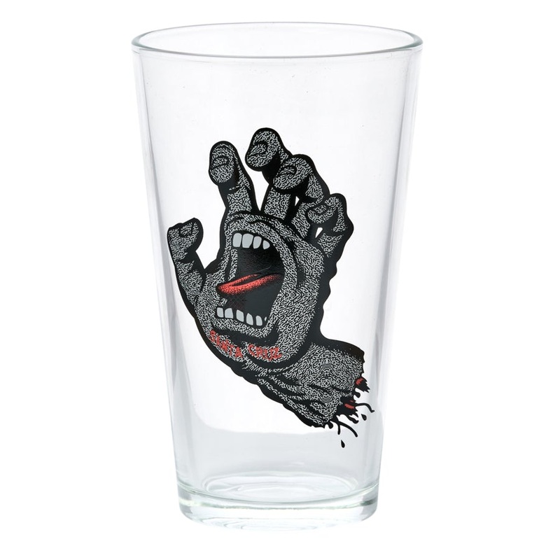 Santa Cruz Flier Hand Pint Glass