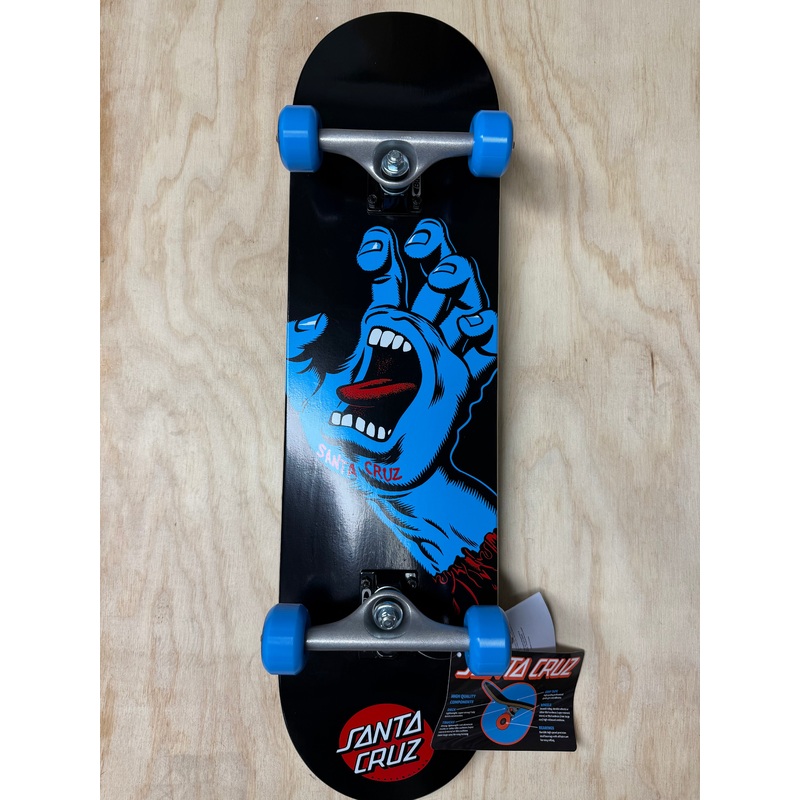 Screaming Hand Full 8.00in x 31.25in Santa Cruz Skateboard Complete