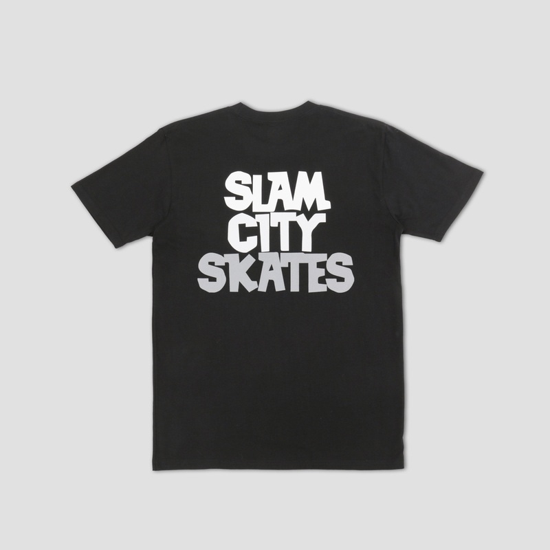 Slam City Classic Scale Logo T-Shirt Black Small