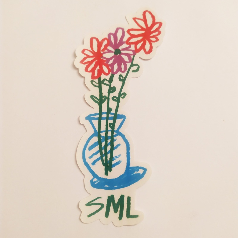 Sml Wheels Skateboard Sticker