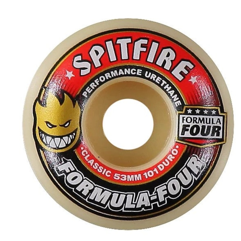 SpitFire F4 Conical Full 53mm 101a Skateboard Wheels