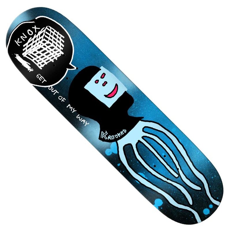 Squid Ways Knox 8.25×32 Krooked Skateboard Deck