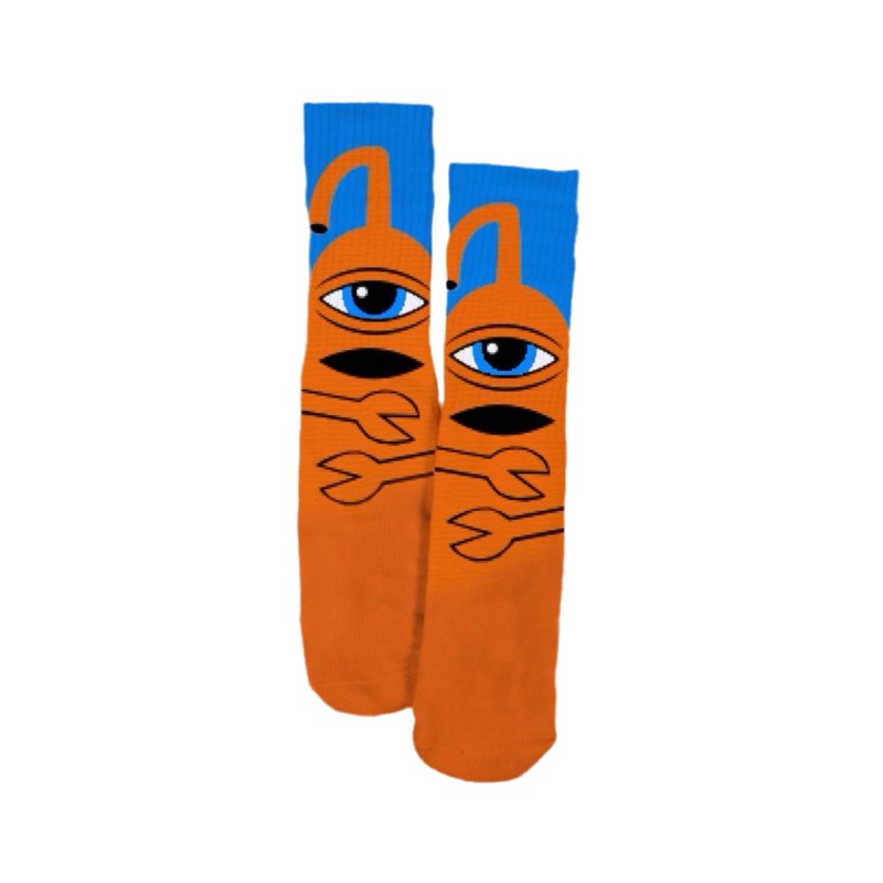 Toy Machine Sect Hug Socks Orange One Size