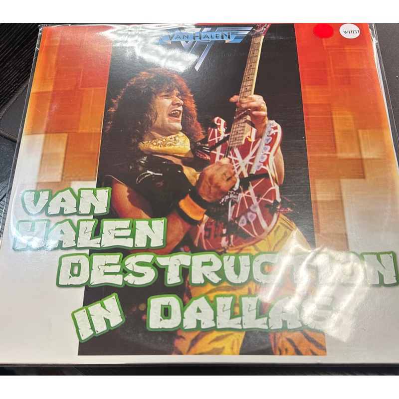 VAN HALEN – DESTRUCTION IN DALLAS 11/18/1982 2XLP COLOR Vinyl LP Record *Unofficial Release*