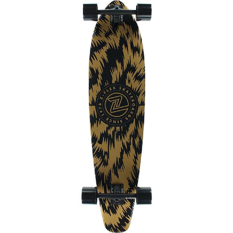 Z-Flex Roundtail El Dorado Black Gold 39″ Longboard Complete