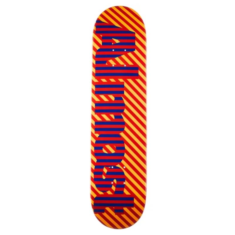 Almost Stripes Orange Deck 7.75 in 7.75 in