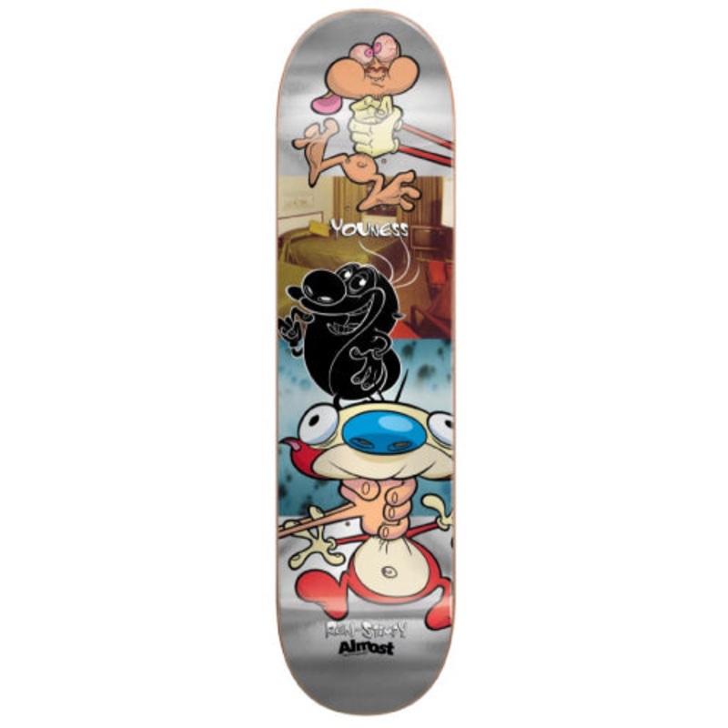 Almost X Ren & Stimpy Youness Amrani Room Mate R7 Skateboard Deck 8.25″ 8.25″