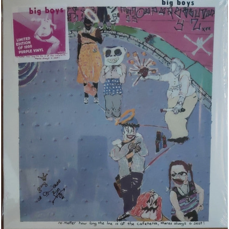 Big Boys  No Matter How Long The Line Is At The Cafeteria, Theres Always A Seat! Purple Color Vinyl LP Record